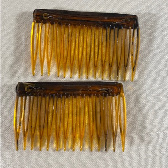 NAVAJO STERLING SILVER HAIR Combs VTG - Picture 6 of 6